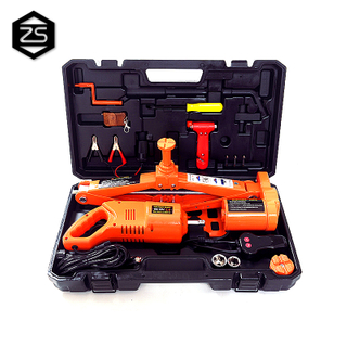 Sophisticated technologies 12 volt powered electric carscissor jack and wrench