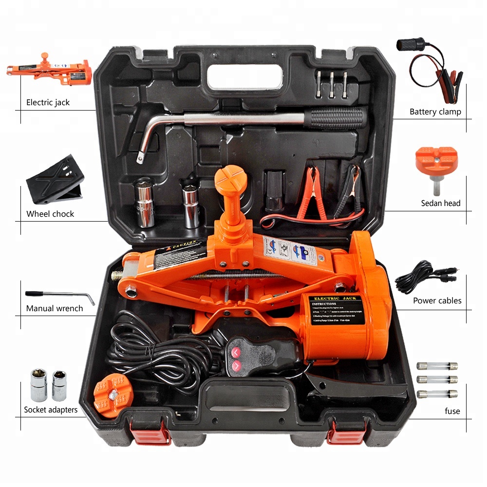 New arrival durable 12 volt portable high lift electric car scissor